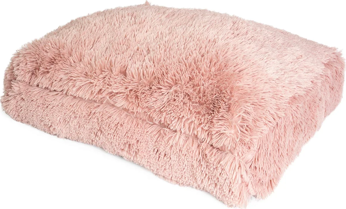 Rechteckiges Hundebett 'Snug' rosa - M van Duvo+ – productfoto