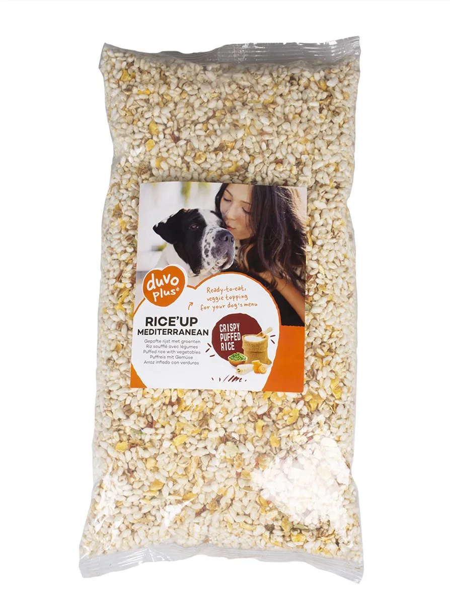 Rice’up - Gepofte rijst voor honden - Mediterranean - 1kg van Duvo+ – productfoto