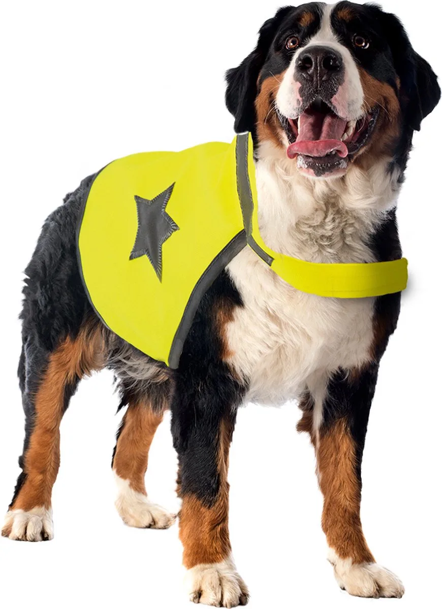 Plus Gilet réfléchissant Seecurity Neon pour chiens 64 cm de Duvo+ – photo produit