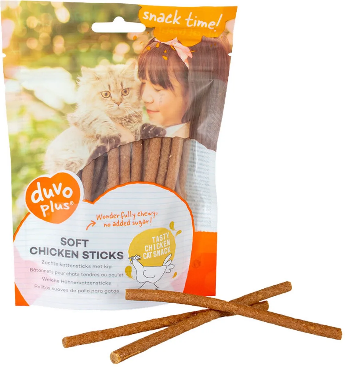 Soft Sticks - Kip - 50 gram de Duvo+ – photo produit