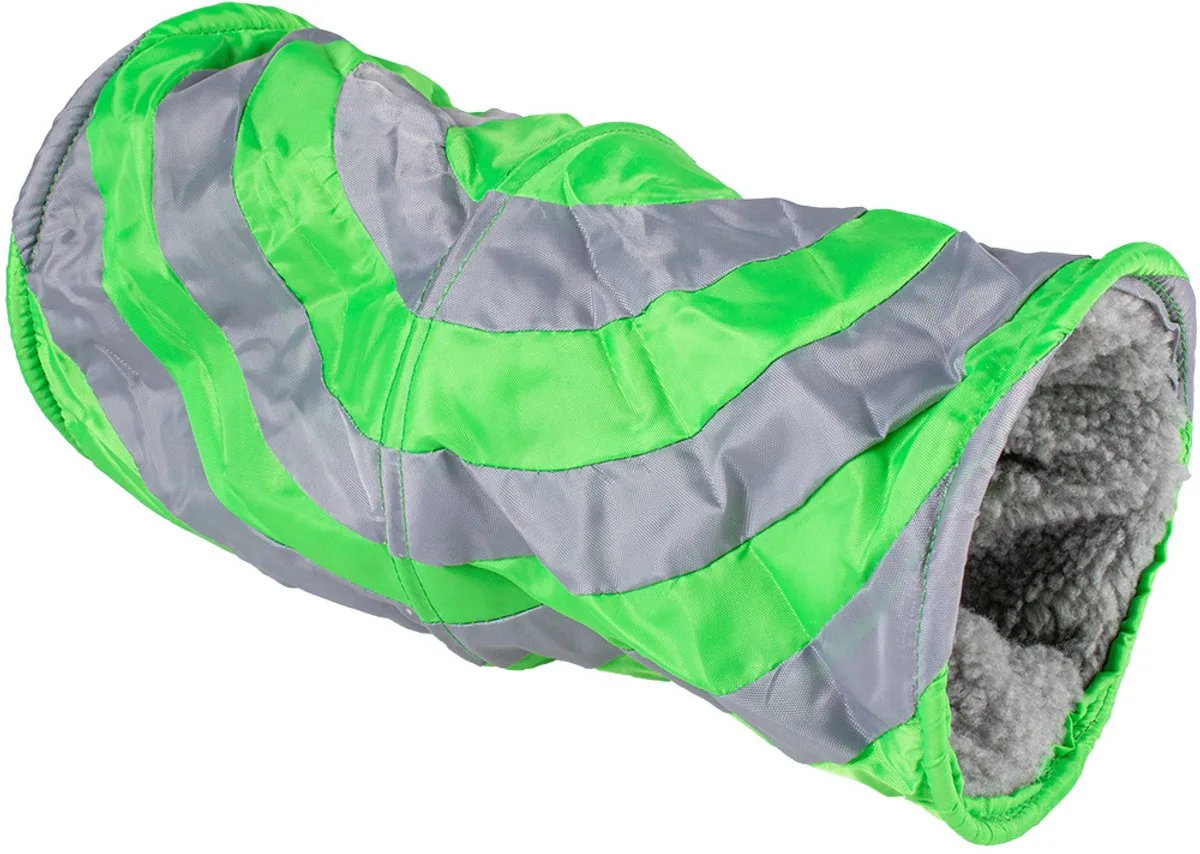 Kleintiertunnel Duvoplus Kuscheltunnel für Kleintiere - 35cm von Duvo+ in Grün – Produktfoto