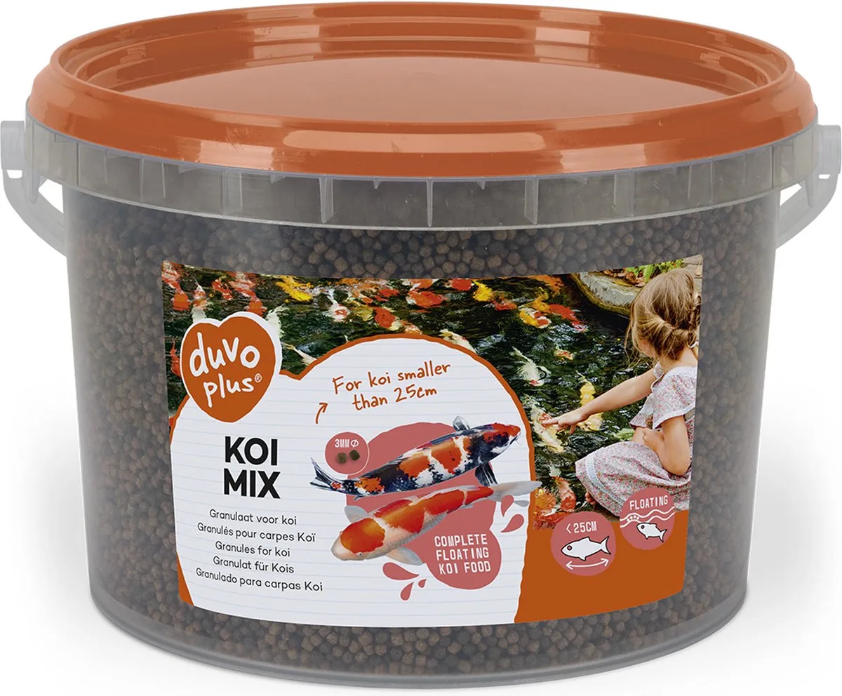 Terrasvijver - Vissen - Koi Mix 3l - 3mm - 1st de Duvo+ – photo produit