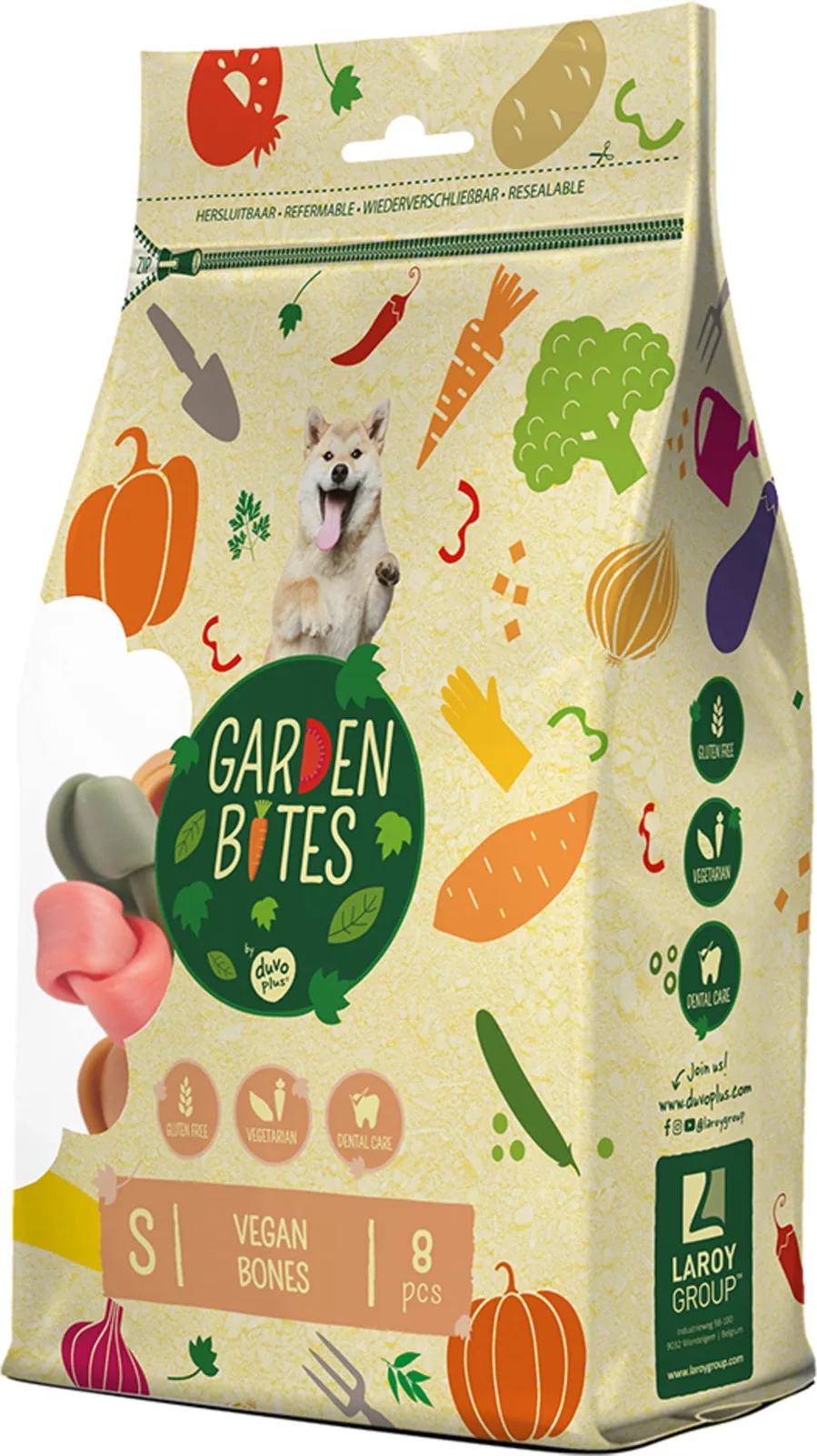 Plus Os pour chiens végétaliens S de Duvo+ – photo produit