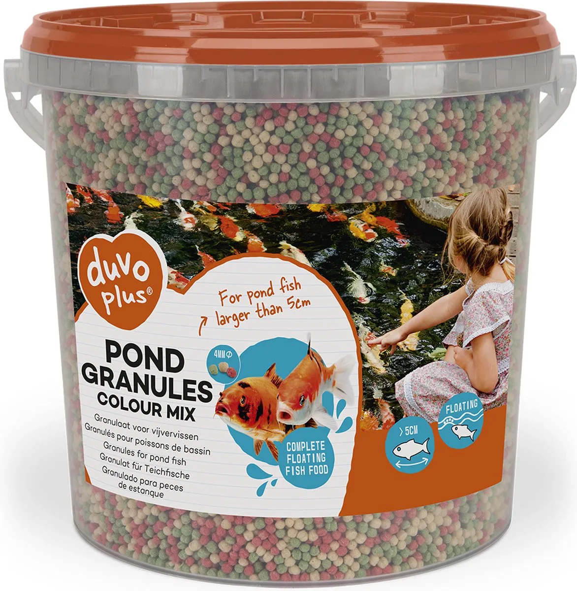 Vijverkorrels kleurmix 5l - 4mm de Duvo+ – photo produit