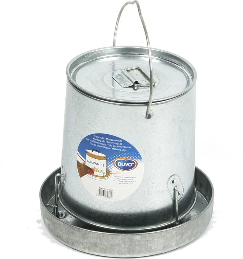 VOEDERSILO GALVANISE MET DEKSEL de Duvo+ en <> – photo produit