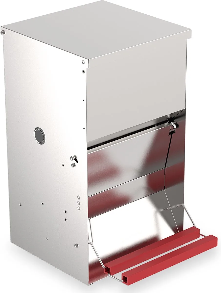 Voerbak - Kip - Automatische Trapbak Gegalvaniseerd 20kg - 1st från Duvo+ i <> – produktbild