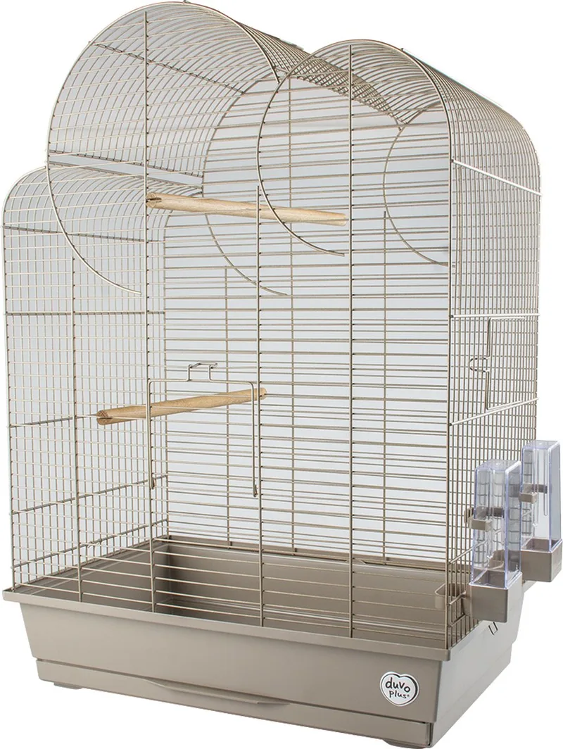 Vogelkooi Duvo Mocha Eliza – Mokka Binnenkooi voor Parkieten, Agaporniden en Valkparkieten by Duvo+ in Mokka en mokka onderbak – product photo