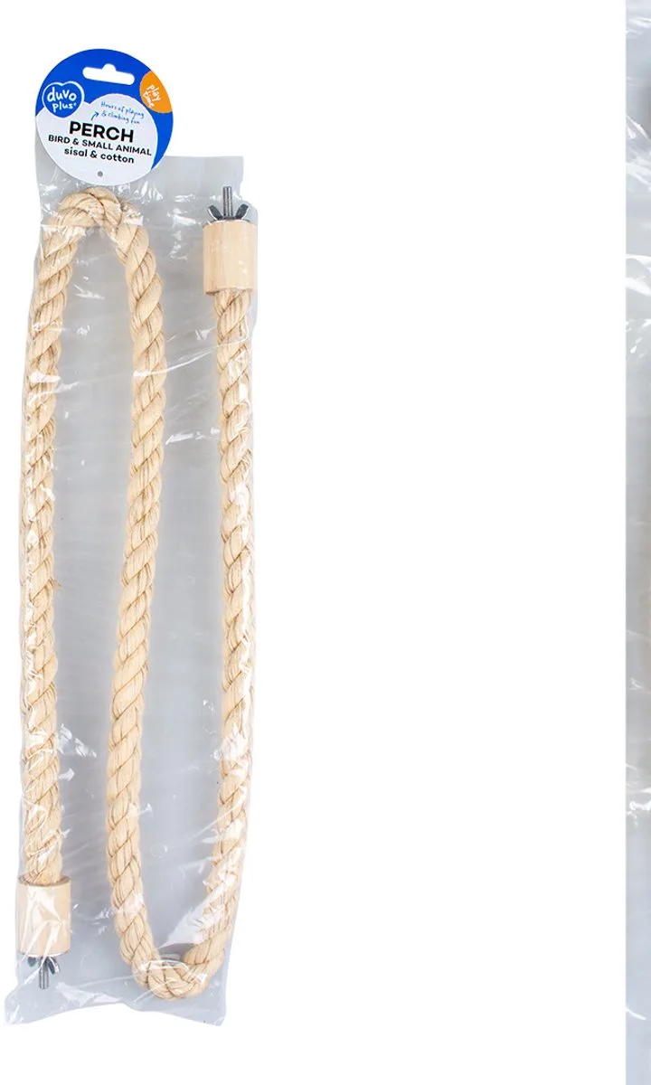 Vogels - Zitstok Katoen & Sisal 130-140x2cm - 194490 van Duvo+ in Beige – productfoto