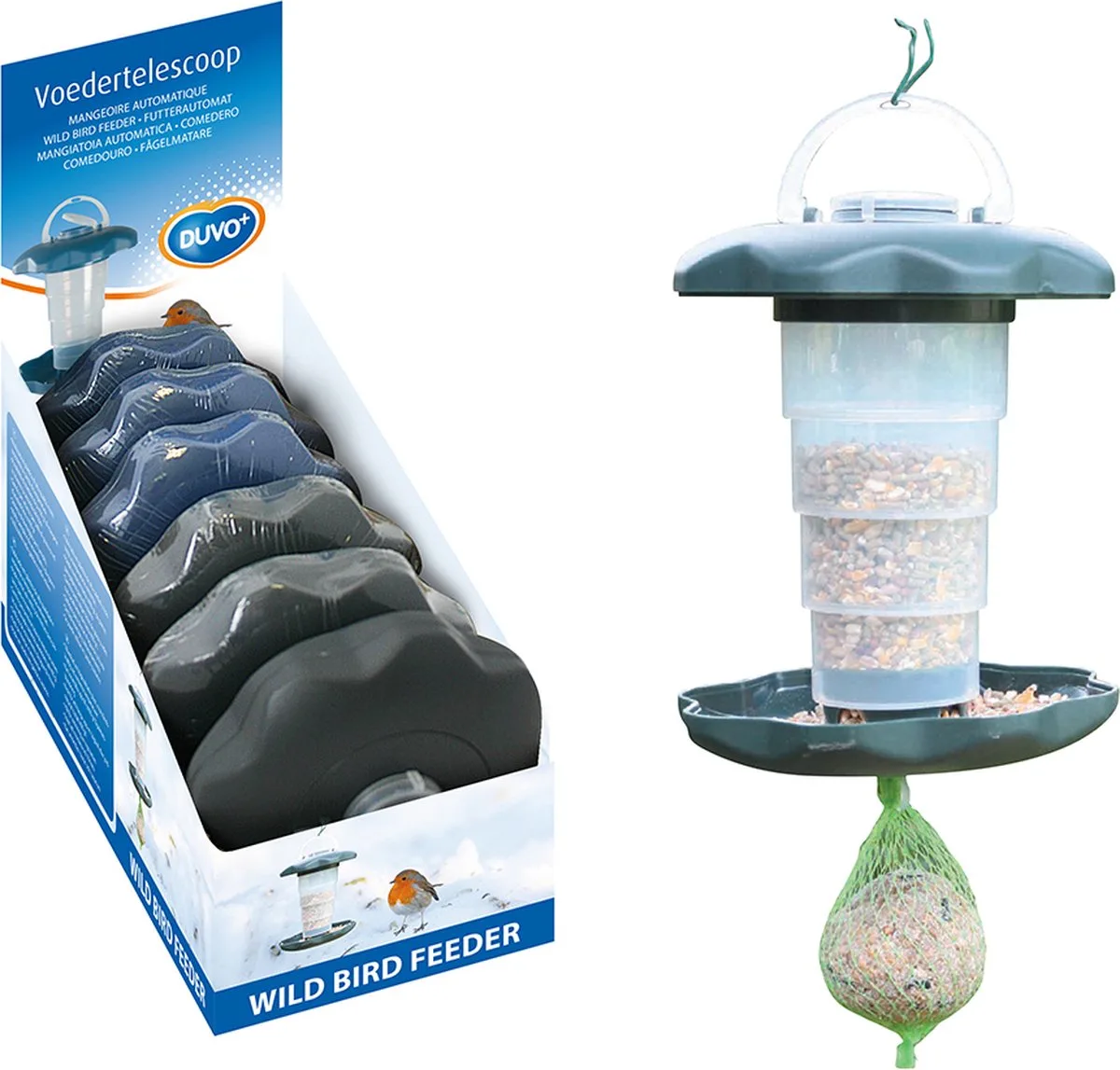 Vogelvoederhuisje - 30 cm de Duvo+ en Bleu – photo produit