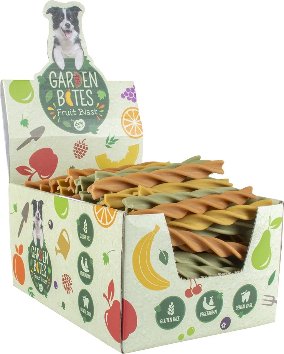 Voordeelverpakking : Garden Bites Fruity dental swirls L 135x 18g van Duvo+ – productfoto