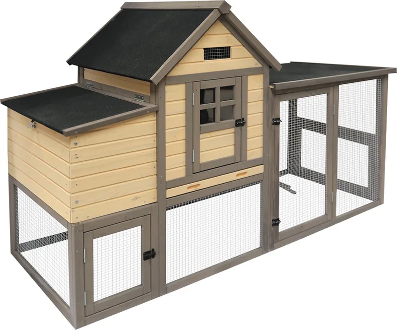 Woodland Kippenhok Ranch Country de Duvo+ en Marron – photo produit