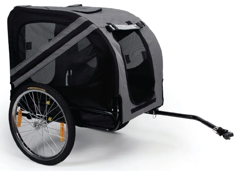 Pettrailer 3 Grijs/Zwart 50kg von DWXL – Produktfoto