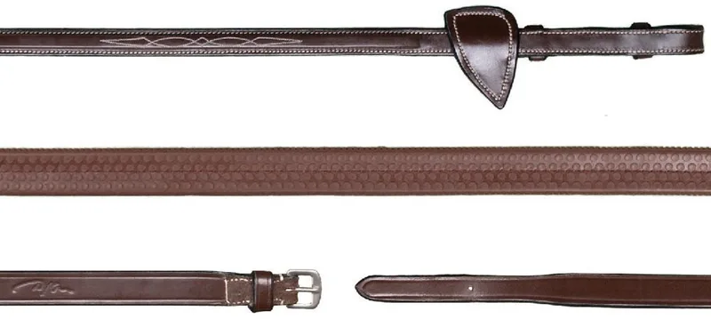 Dy'on 5/8 Rubber Reins Hunter Cob by Dy'on in Black – product photo