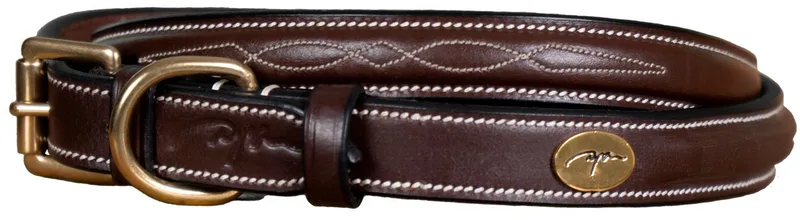 Fancy Dog Collar M von Dy'on in Braun – Produktfoto