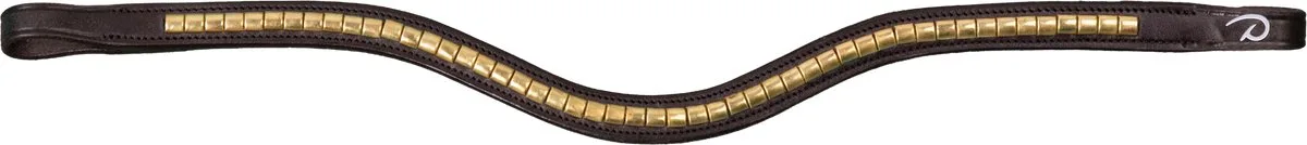 Frontriem Dy'on Brass Clincher V-shaped Nec by Dy'on in Brown – product photo