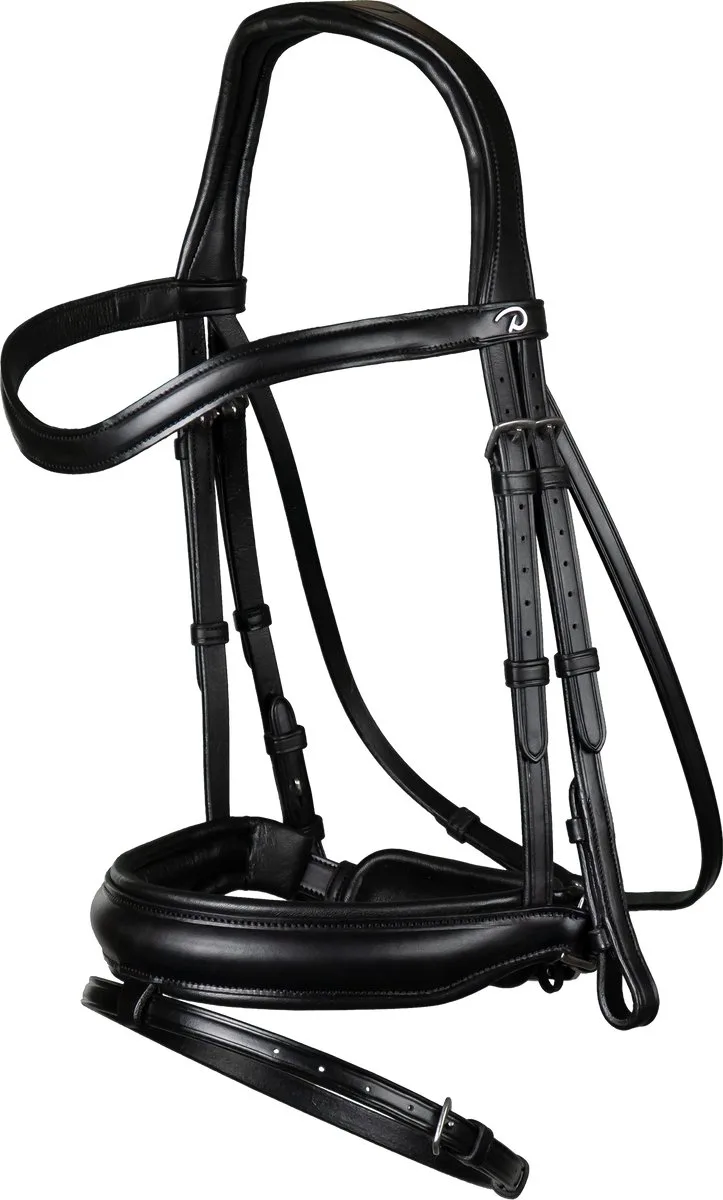 Hoofdstel Dy'on Drc Matte Medium Crank Noseband von Dy'on in Schwarz – Produktfoto