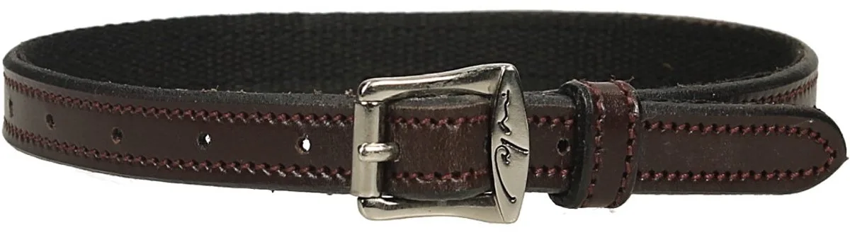 Leather spurs Straps de Dy'on en Marron – photo produit