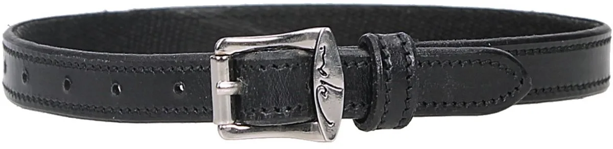 Spoorriem leer met nylon gevoerd | Zwepen/ Sporen paard de Dy'on – photo produit