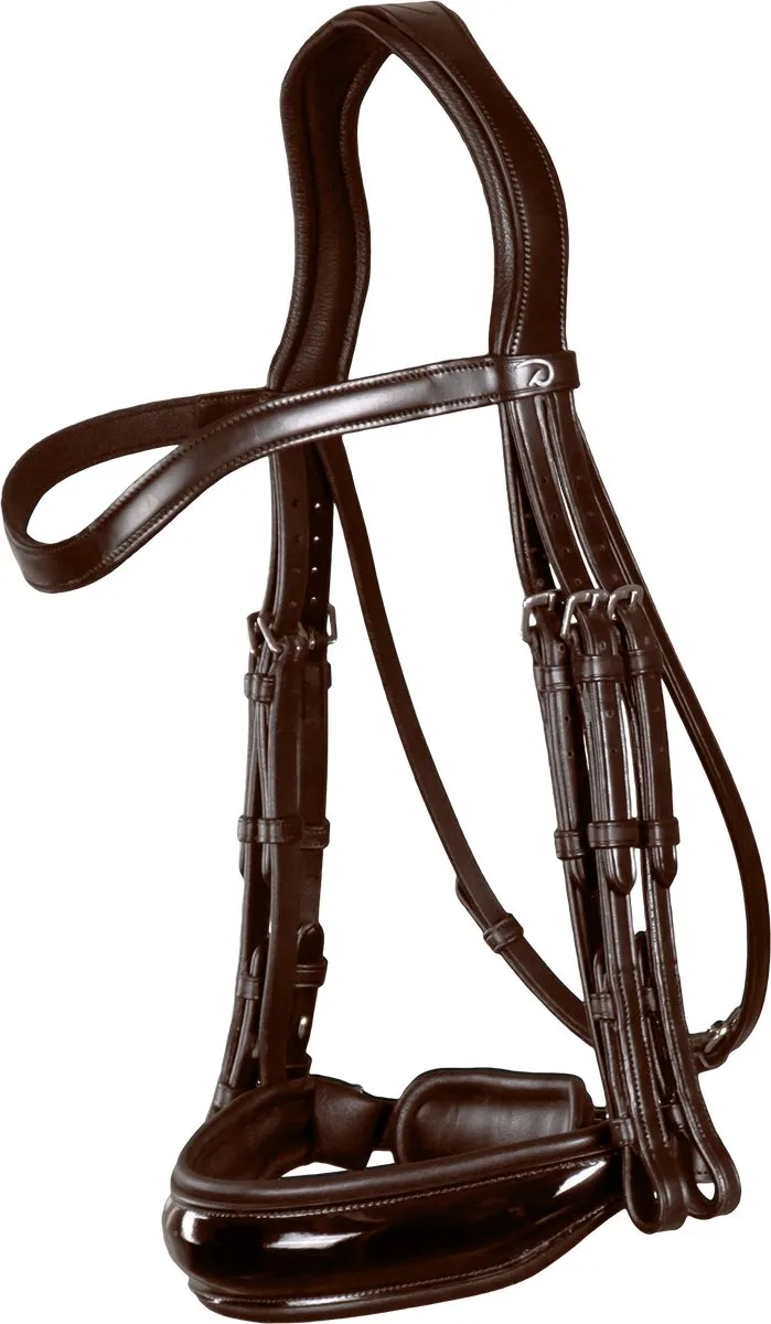 Stang En Trens Dy'on Drc Patent Large Crank Noseband von Dy'on in Braun – Produktfoto