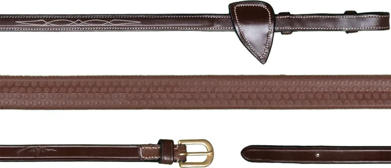 Teugels D Collection By Dy'on 5/8 Rubber van Dy'on in Bruin – productfoto