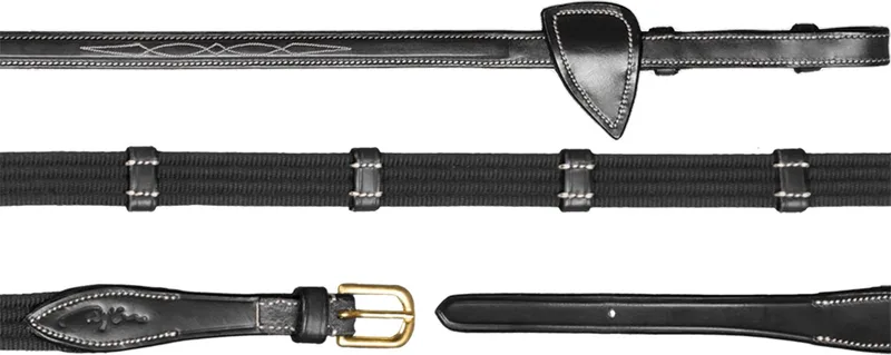 Teugels D Collection By Dy'on 5/8 Web Met Stops by Dy'on in Black – product photo