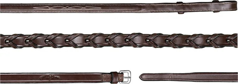 Teugels Dy'on 1/2 Gevlochten Usc de Dy'on en Marron – photo produit