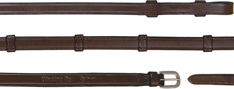 Teugels Dy'on Working Collection Curb Leer Met Stops by Dy'on in Brown – product photo