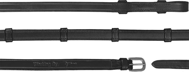 Teugels Dy'on Working Collection Curb Leer Met Stops by Dy'on in Black – product photo