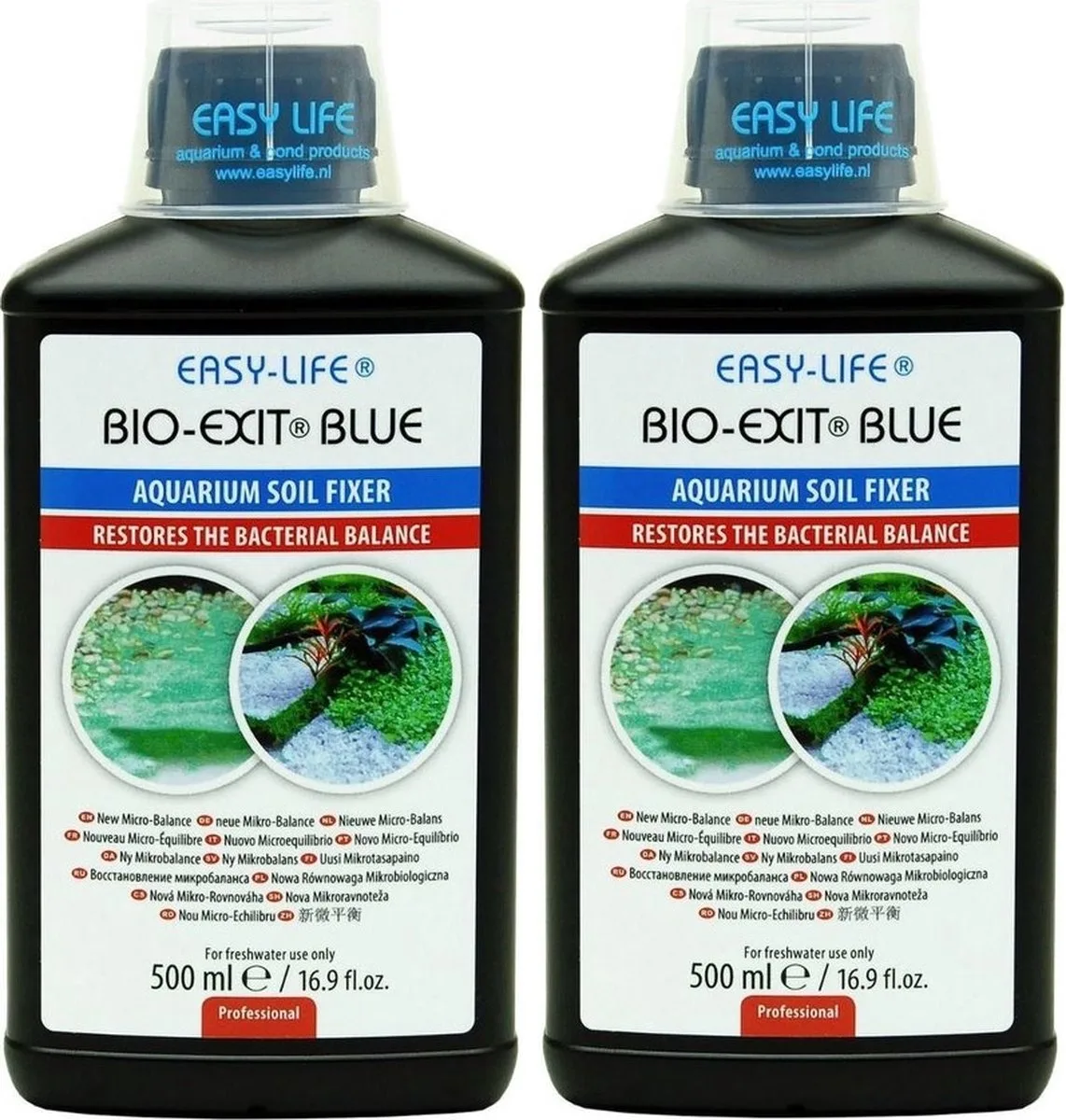 Bio Exit Blue - 500 ml - 2 stuks by Easy Life in Black – product photo