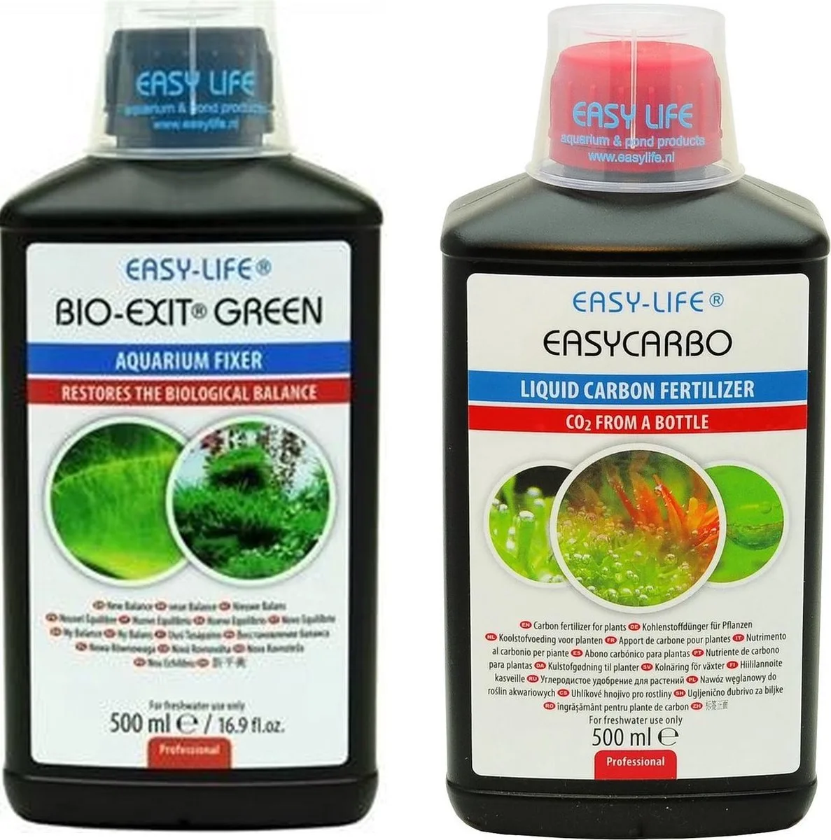 Bio Exit Green + Easy Carbo Bio - 2x 500ml - Anti Alg Pakket by Easy Life – product photo