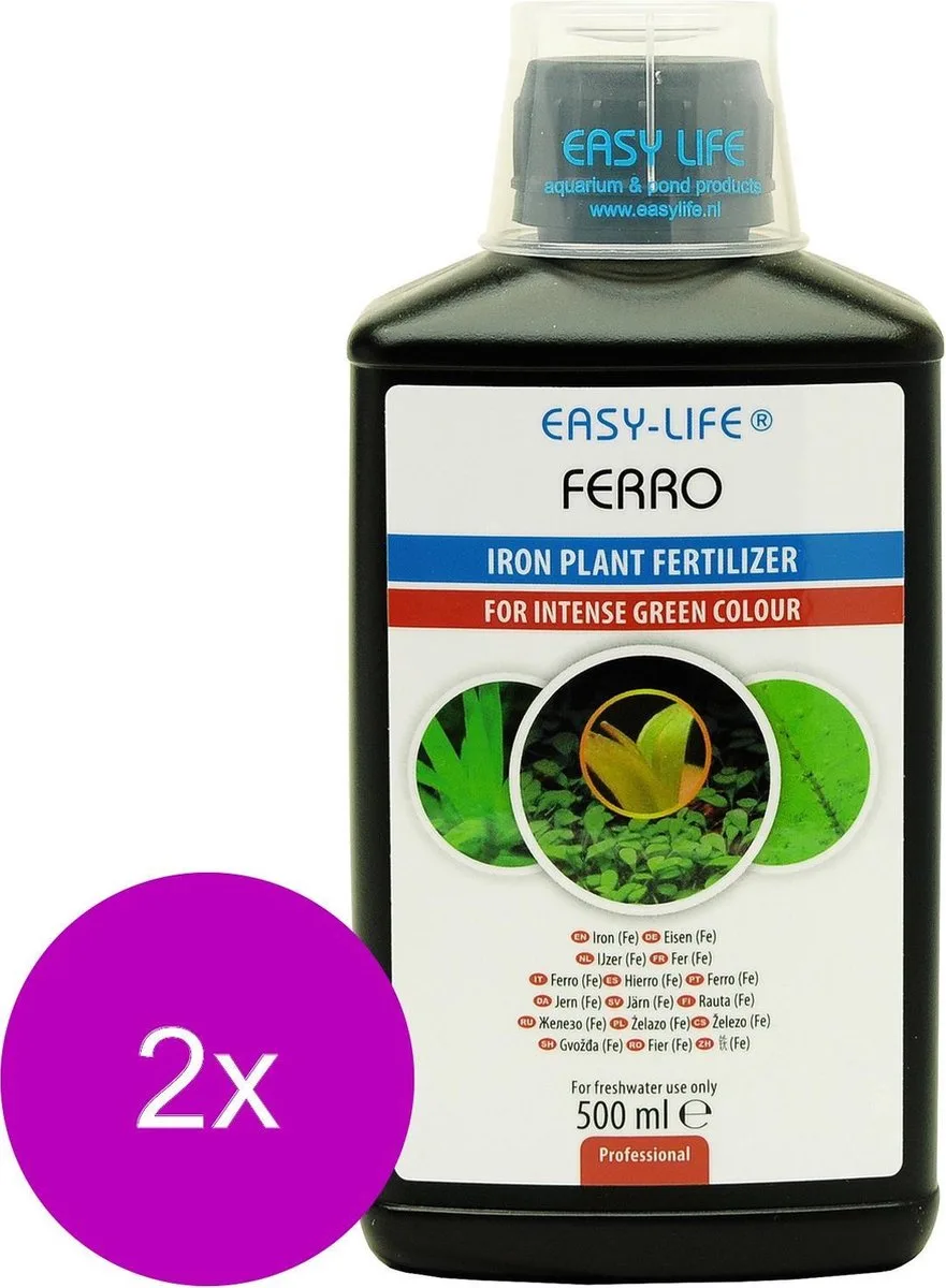 Ferro - Plantenmeststoffen - 2 x 500 ml van Easy Life – productfoto