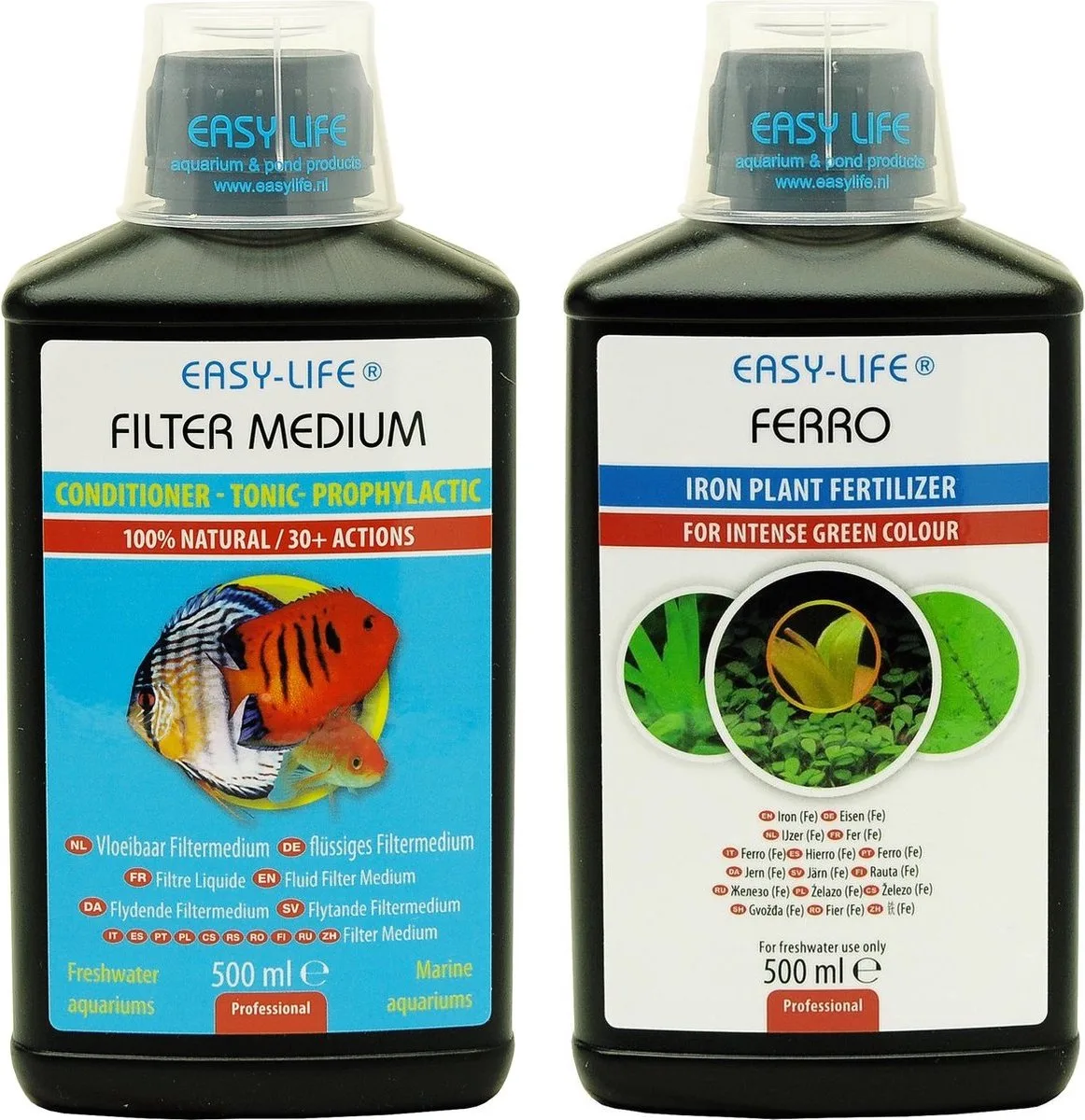 Filter Medium - Waterverbeteraar + Easy-Life - Ferro - Ijzertoevoeging - 2x 500ml de Easy Life – photo produit