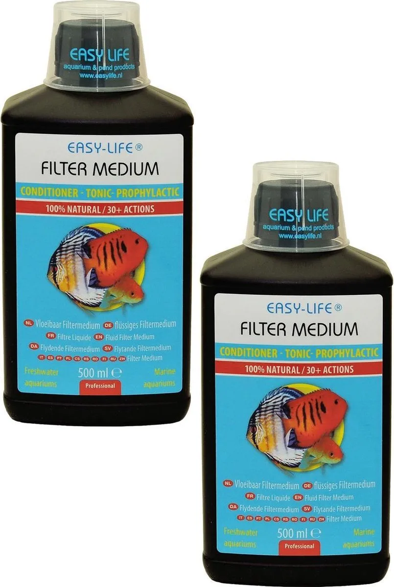 Filter Medium - Waterverbeteraars - 2 x 500 ml van Easy Life – productfoto
