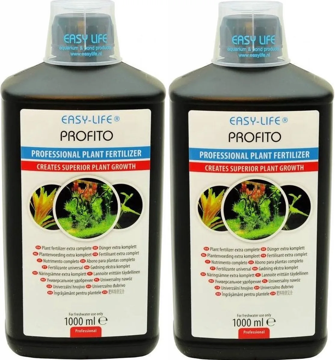 Profito 2x 1 liter van Easy Life in Zwart – productfoto