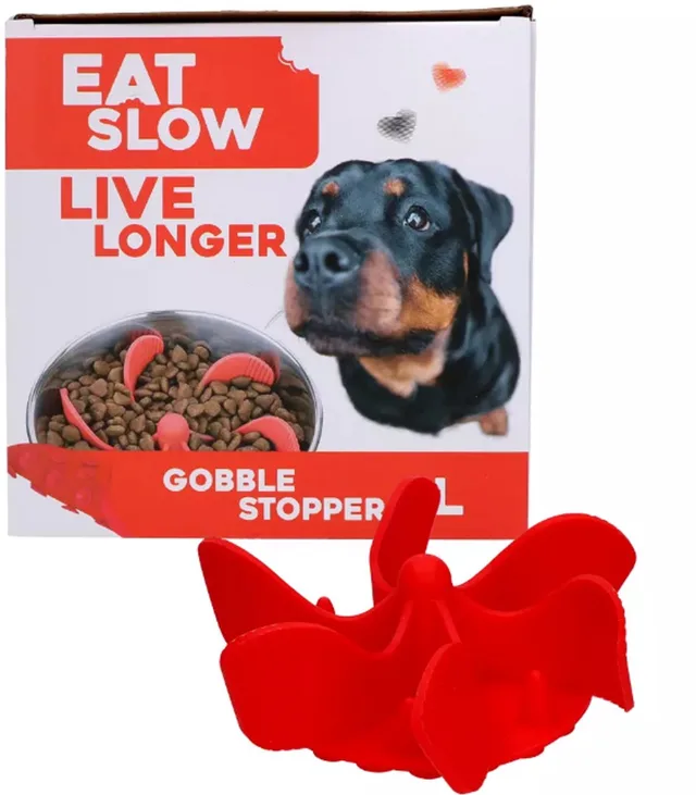 Inzetstuk voor Anti-schrok Voerbak - L - Voerpuzzel - Slowfeeder voor Honden - Gobble Stopper