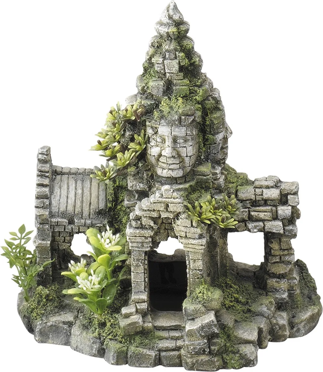 Angkor Wat Dekoration für Aquarien 24x16,7x24,5 cm de Ebi – photo produit