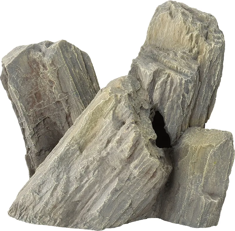 Aqua-Della Aquarium Giant Rock Xl 29X16X24 Cm von Ebi in Grau – Produktfoto