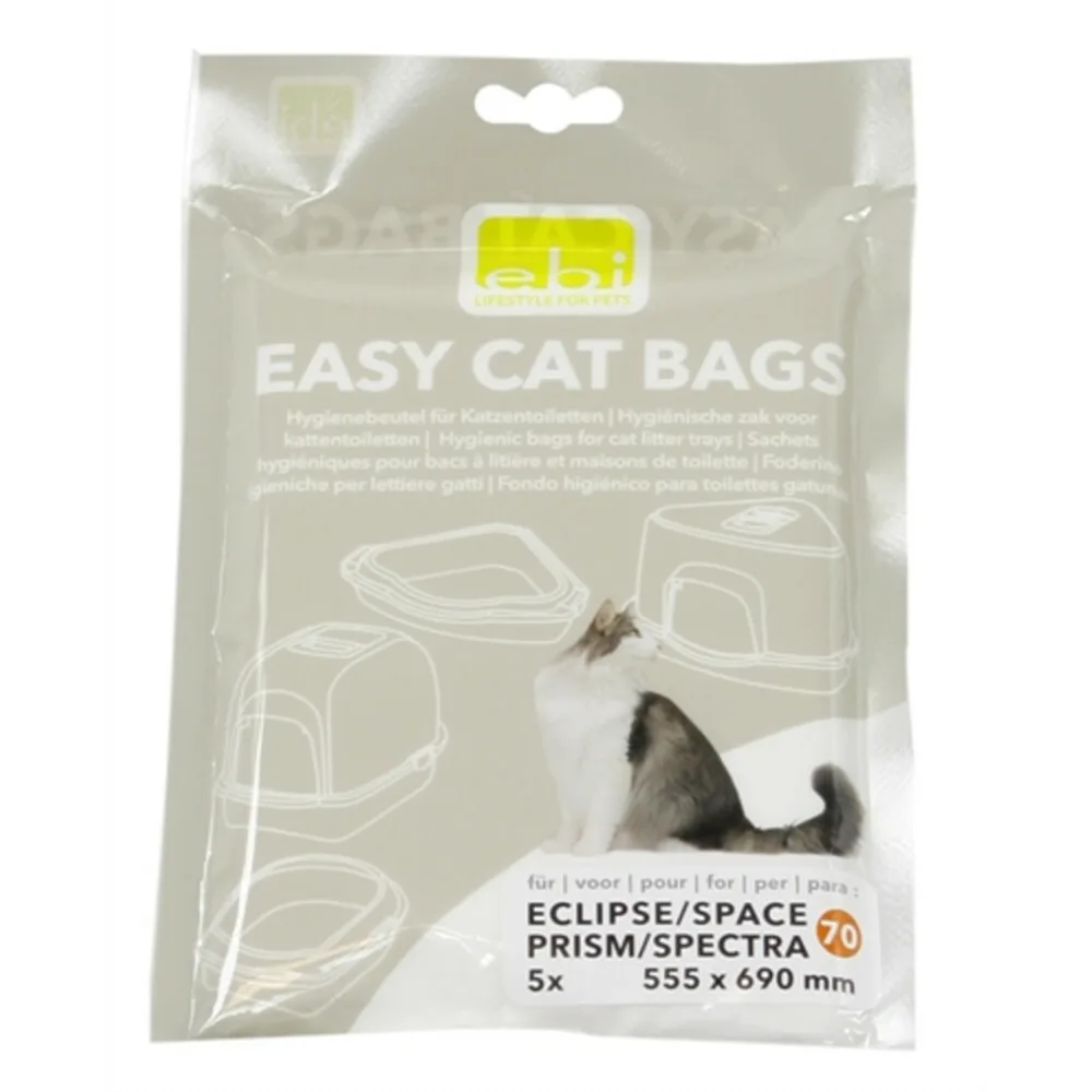 Easy-cat Kattenbakzakken Jumbo 5 stuks de Ebi – photo produit