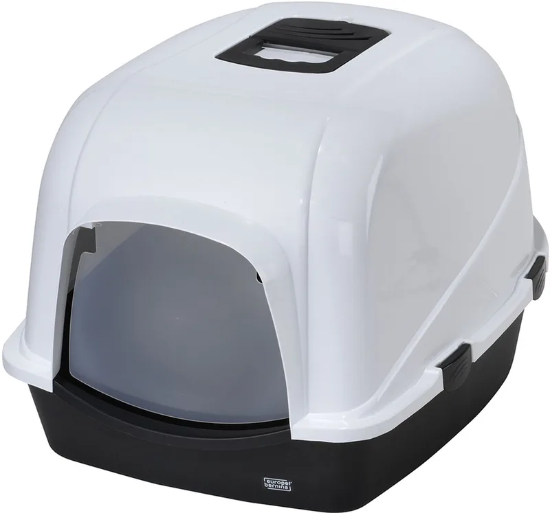 Eclipse 70 - Kattenbak - Grote Katten - Gesloten Met Filter - 70x56x46cm de Ebi en Noir – photo produit