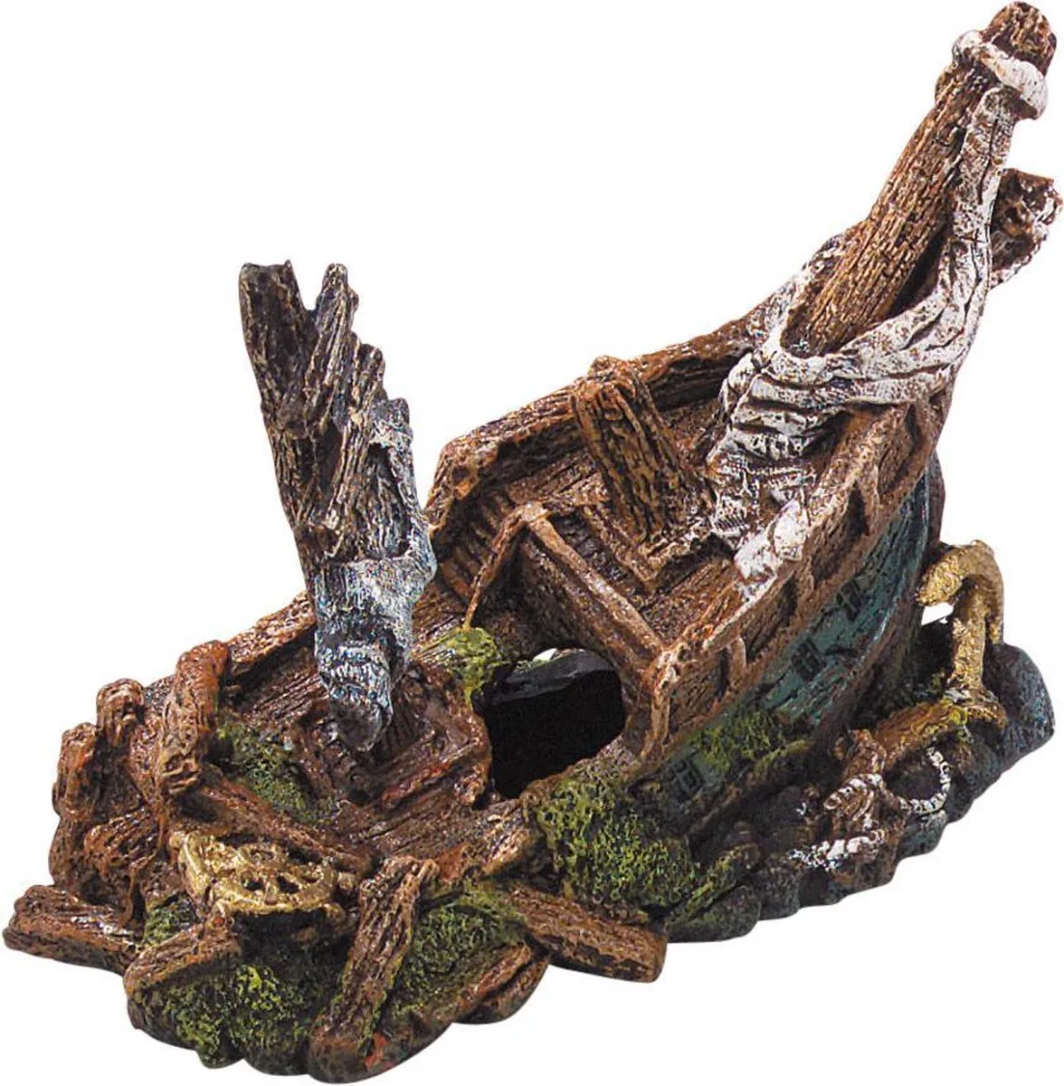 Décoration d’épave de galion pour aquariums 22x11x15,5 cm de Ebi – photo produit
