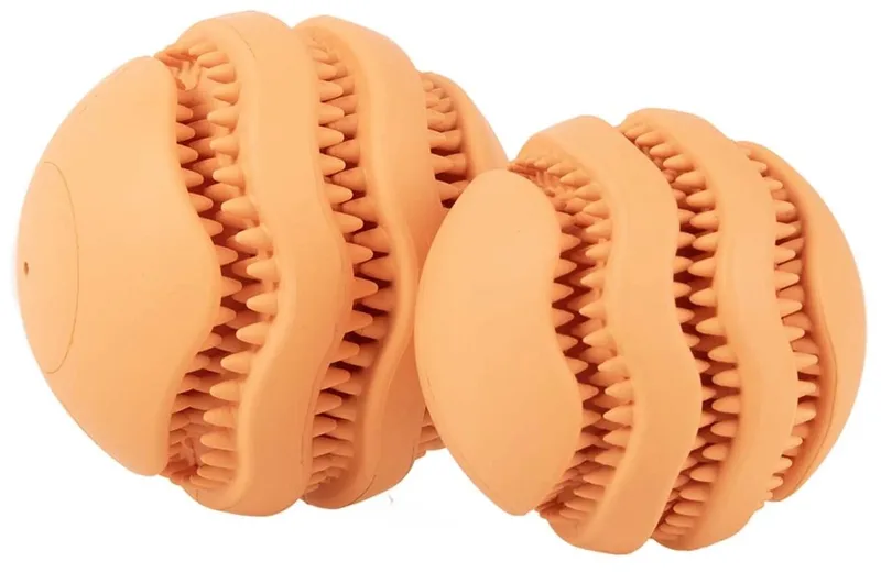 Hondenspeelgoed Snackspeeltje Nibble me Sphere L de Ebi en Orange – photo produit