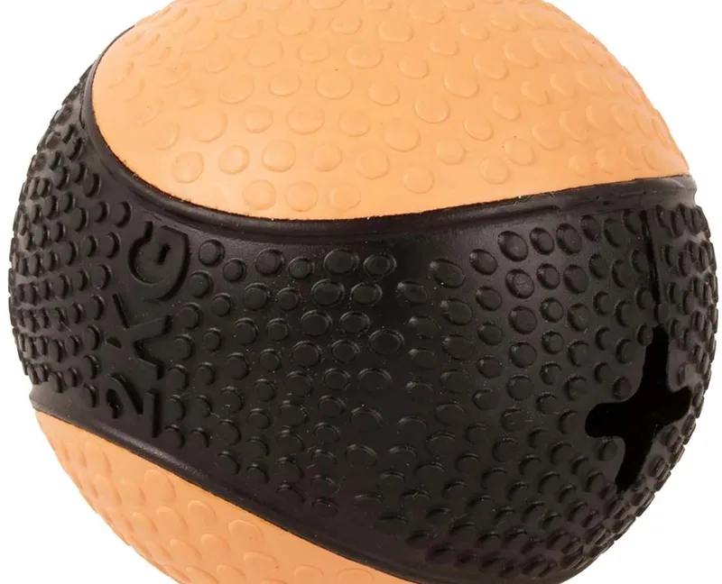 Hondenspeelgoed Snackspeeltje Treat trap Zwart/oranje L de Ebi en Noir – photo produit