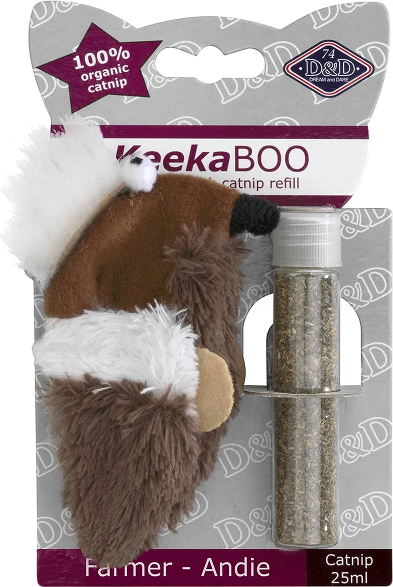 Kattenspeeltje Met Organisch Kattenkruid - Kattenspeelgoed de Ebi – photo produit