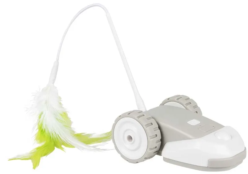 kattenspeeltje Mower Mouse 10.5x8x4.6cm de Ebi en Gris, Blanc – photo produit