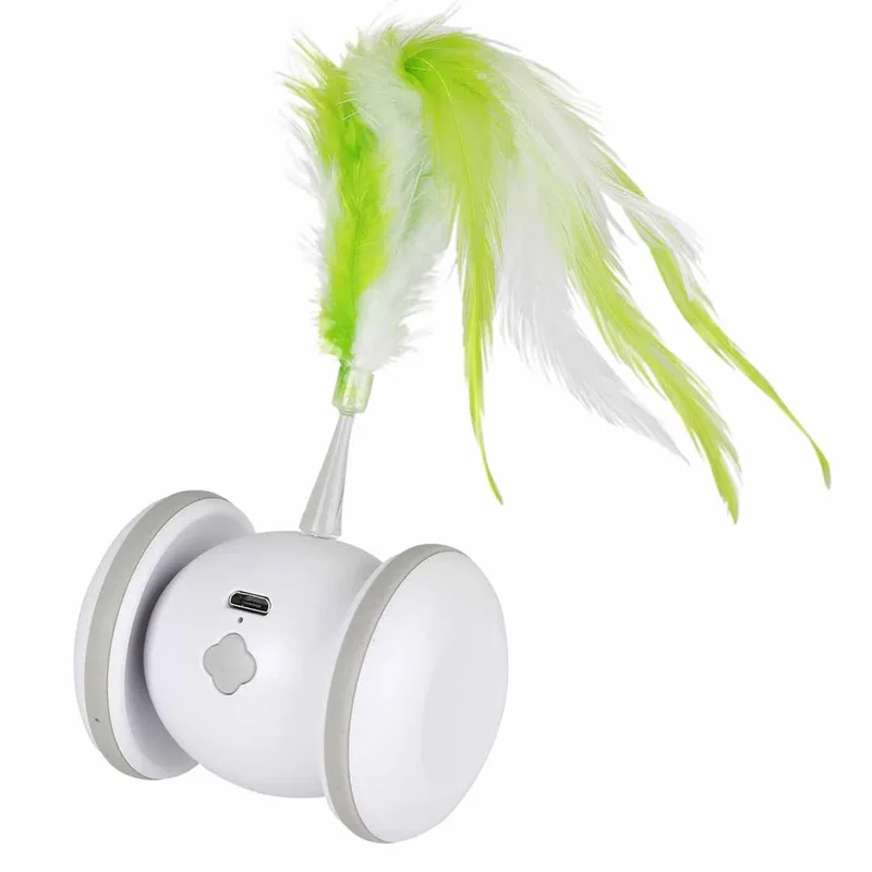 Kattenspeeltje Racing Roller 6,5x5x5cm de Ebi en Blanc – photo produit