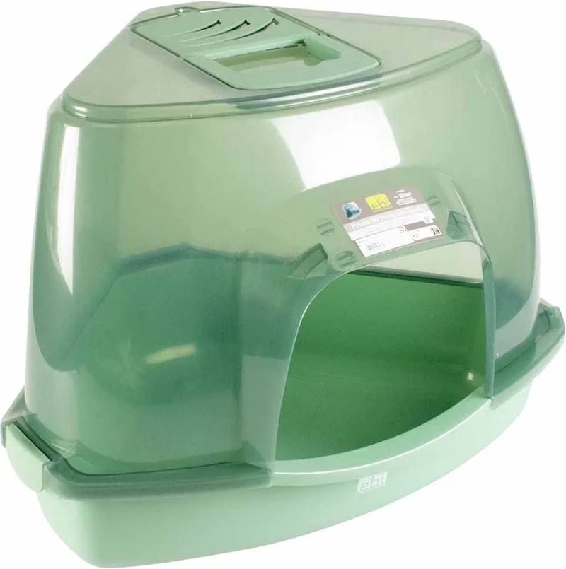 Kattentoilet Prism transparant/groen 56x70x46cm by Ebi – product photo