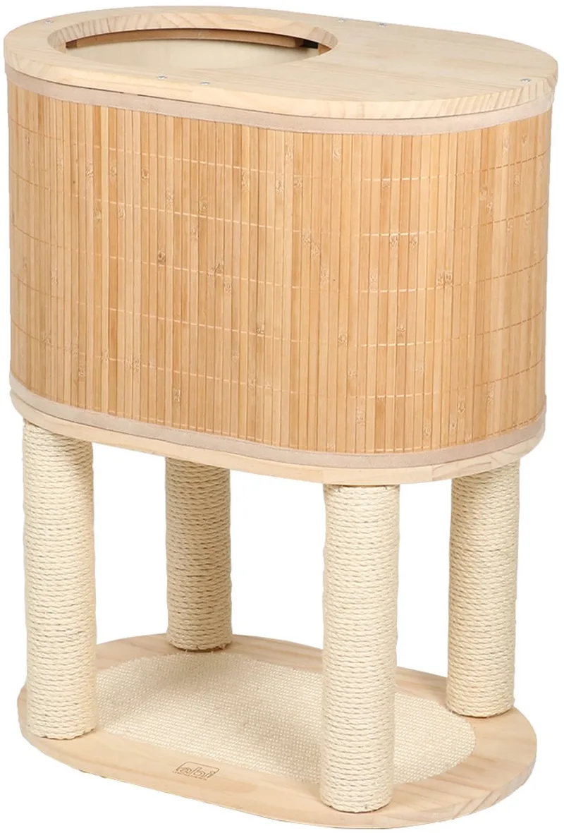 Krabpaal Bamboe Tori | 59x39x76cm 75CM von Ebi in Beige – Produktfoto