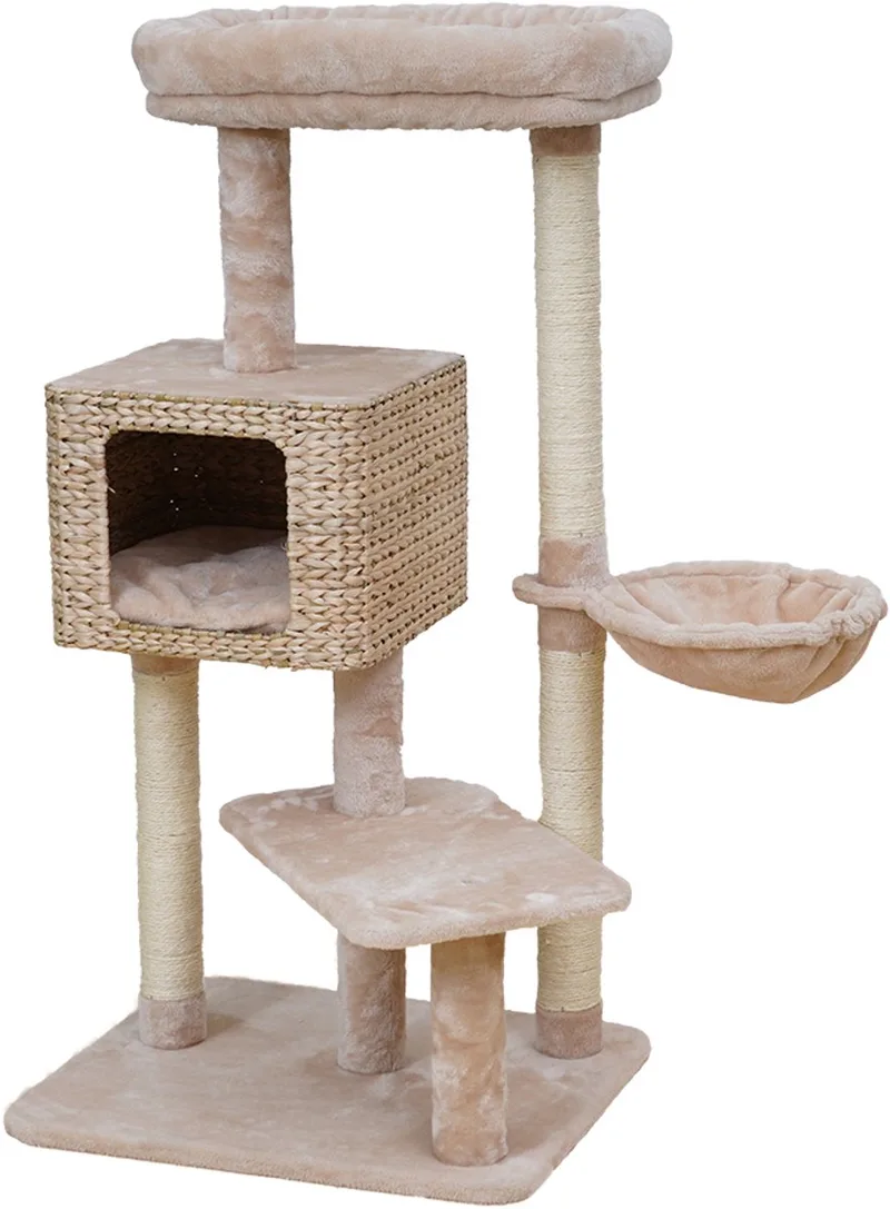 Krabpaal Bogota 58 x 48 x 114 cm - Kat by Ebi in Beige – product photo