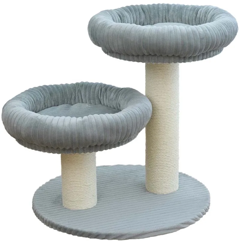 Krabpaal Cordoba | 60x60x65cm Lichtgrijs de Ebi en Gris – photo produit
