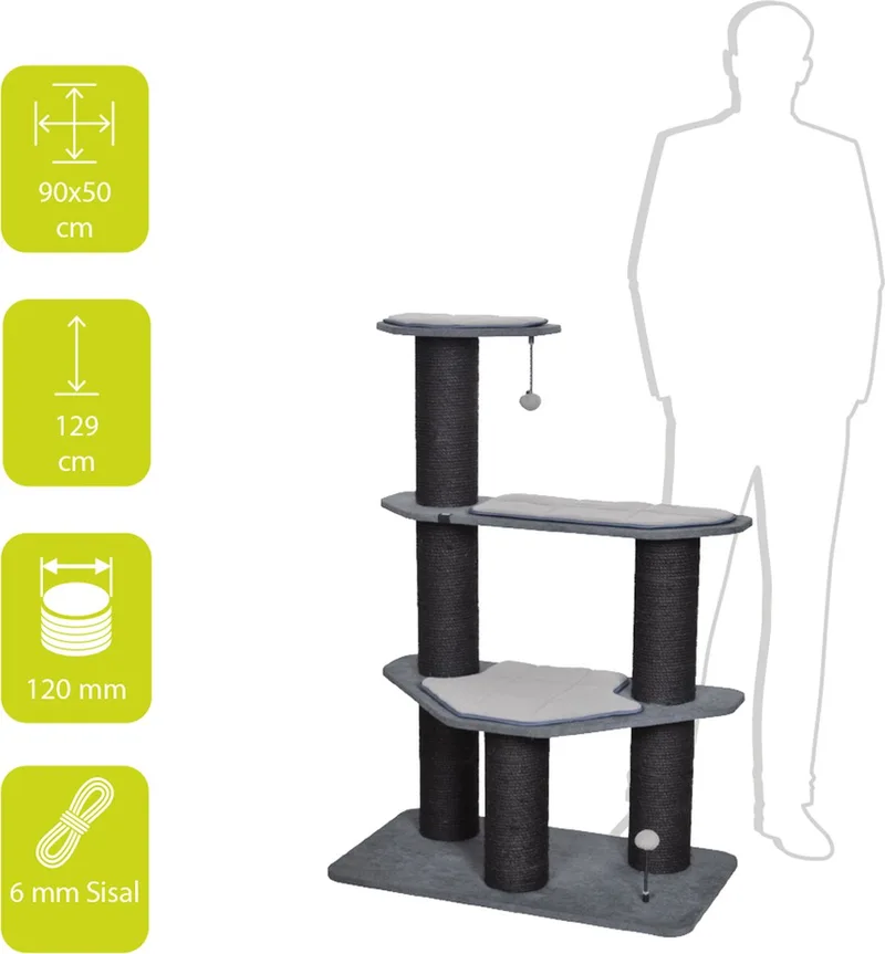 Krabpaal - Meru by Ebi in Grey – product photo